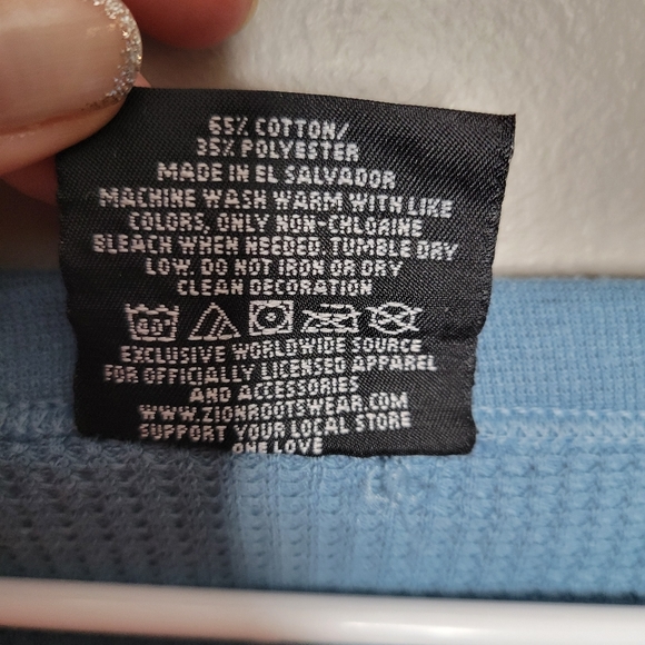 ZION ROOTSWEAR Jimmy Hendrix Thermal Top 2x - Picture 5 of 5